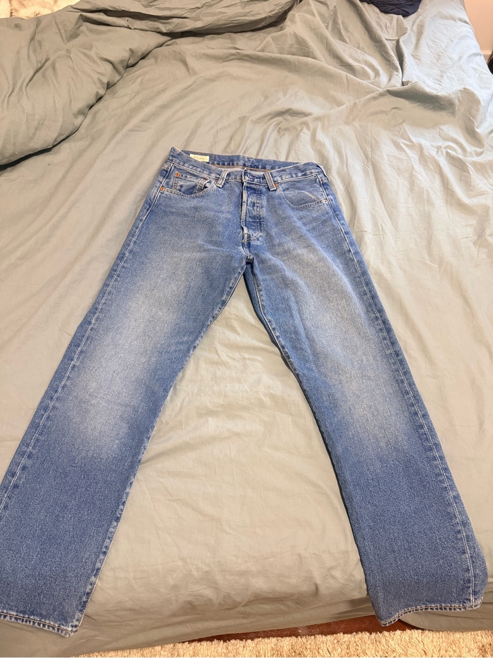 Levi's 501 ‘93 Men's Straight Jeans - Faded Blue Denim